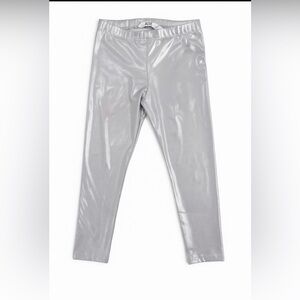 KIDS | H&M Metallic Silver Girls Leggings